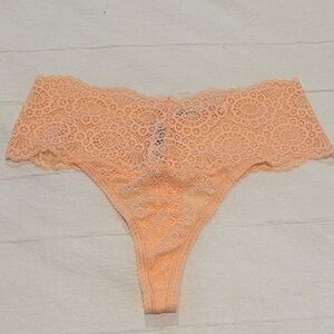 Soma Lace Peach Thong Panties